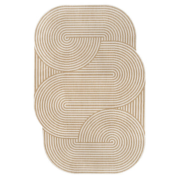Margot Modern Geometric Arch Stripe Area Rug